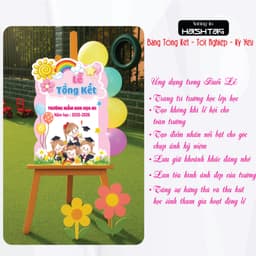 [Bảng Tổng Kết- Tốt Nghiệp - Kỷ Yếu ] Bảng Lễ Tổng Kết, Lễ Tốt Nghiệp, Lễ Kỷ Yếu Bảng Trang Trí Lớp Học, Trường Học 6
