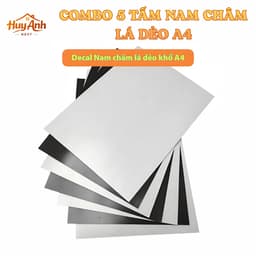 [COMBO 5 NAM CHÂM A4 CÓ KEO-GIÁ CỰC SỐC] Nam châm A4 có keo dán dạng tấm dẻo làm giáo cụ dạy học, đồ dùng văn phòng phẩm 2