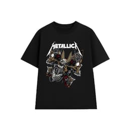 Áo Thun METALLICA Rock Band vintage ML019, Unisex Form Rộng Cotton Mềm 1