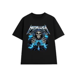 Áo Thun METALLICA Rock Band vintage ML020, Unisex Form Rộng Cotton Mềm 1