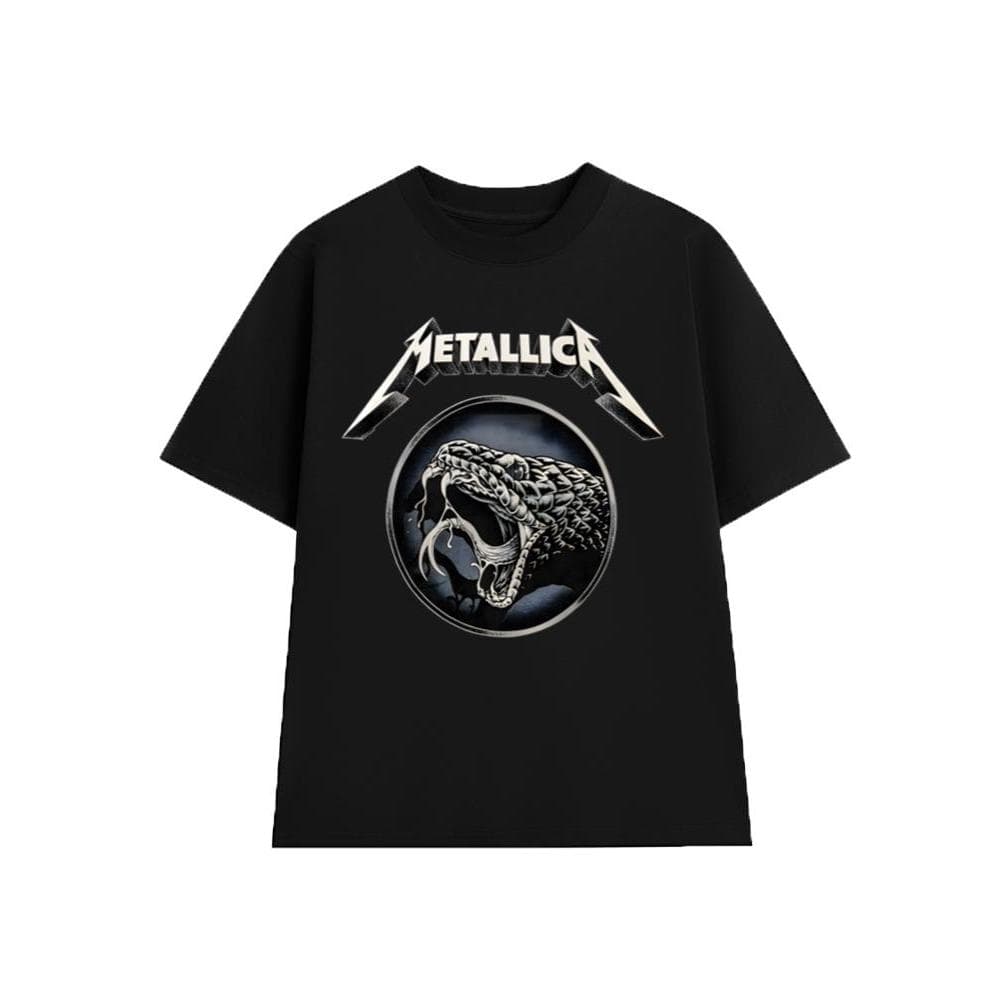 Áo Thun METALLICA Rock Band vintage ML023, Unisex Form Rộng Cotton Mềm
