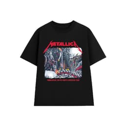 Áo Thun METALLICA Rock Band vintage ML025, Unisex Form Rộng Cotton Mềm 1