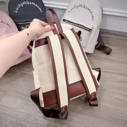 Balo balo đi học Nữ LuckyMikemaomi Dễ Thương Nhỏ Gọn Thời Trang Hàn Quốc Balo Đi Học Đi Chơi Phối Đồ Xinh 5