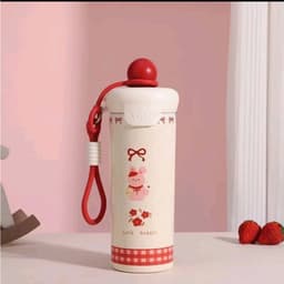 Bình giữ nhiệt 600ml inox 316 cao cấp có ống hút tiện lợi, quai xách chắc chắn, siêu cute 8