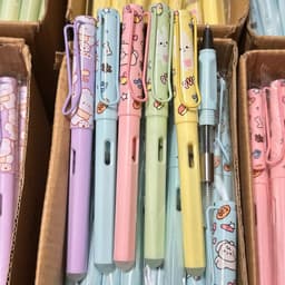 5 Chiếc Bút Máy Viết Tẩy Được Hình Capybara & Mix Hình: Bút Bơm Mực- Ngòi Kim Tinh Viết Êm Trơn, bút thỏ thầy ánh. 7