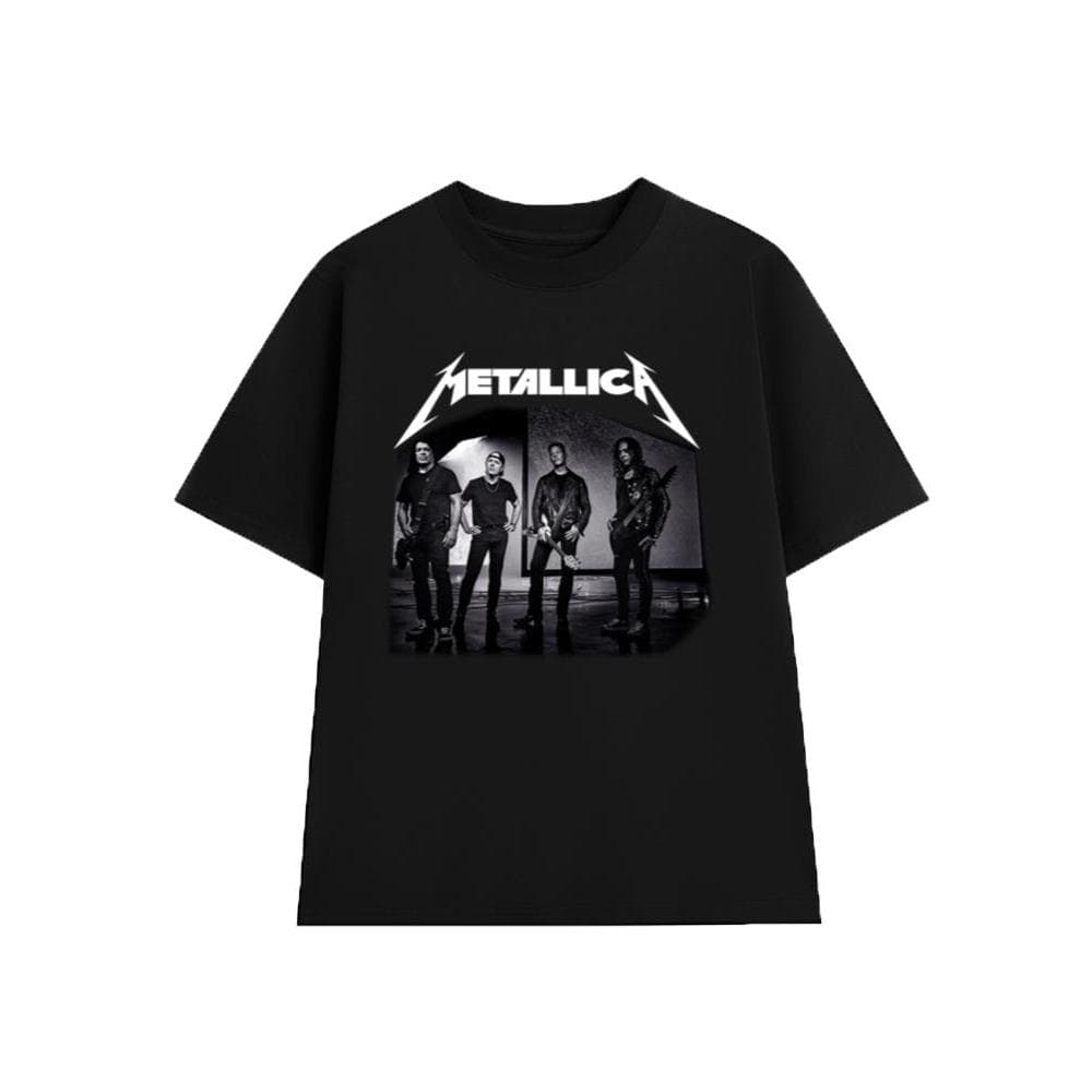 Áo Thun METALLICA Rock Band vintage, Unisex Form Rộng Cotton Mềm