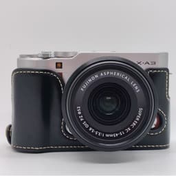 Vỏ nửa da bảo vệ cho vỏ máy ảnh cho Fujifilm XA1,XA3 vỏ máy ảnh Fujifilm XA1, XA2, XA3, XA10, XM1 Pin mở 5