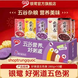 Cháo Trung Quốc Yinlu 280g * 12 lon/ thùng (Lon lẻ nhiều vị) 6