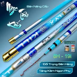 Cần câu tay Ngọc Tiêu Kiếm Bản 6H-8H- 19i Chuyên săn hàng Kèm ngọn phụ 1