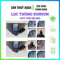 Lọc thùng tách phân Sunsun YWY 800 - tích hợp tách phân, lọc phụ, xả đáy 5