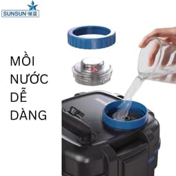 Lọc thùng tách phân Sunsun YWY 800 - tích hợp tách phân, lọc phụ, xả đáy 8