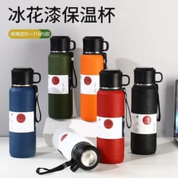 Bình giữ nhiệt 600ml,800ml,1000ml inox 316 nhiều dung tích Sơn Nhám 6 màu tối giản 1