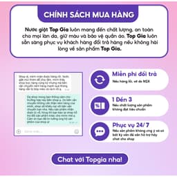 Nước Giặt Xả Đa Sắc TOPGIA Hương Huyền Diệu 2L Đánh Tan Vết Bẩn Lưu Hương 72H Giặt Sạch Mềm Vải Giặt Tay Giặt Máy 9