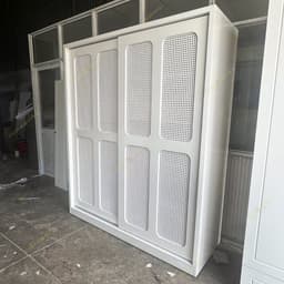 Tủ quần áo cánh lùa, kết hợp mây mắt cáo, gỗ cn MDF CPX-T97 5