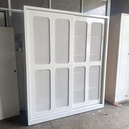 Tủ quần áo cánh lùa, kết hợp mây mắt cáo, gỗ cn MDF CPX-T97 4