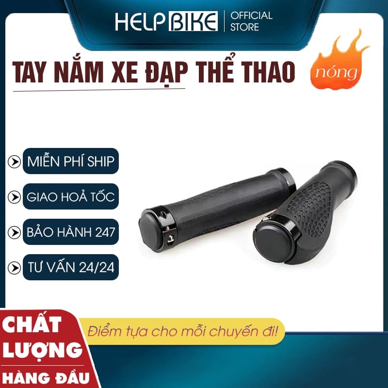 tay nắm xe đạp thể thao êm ái, Có Đồ Tự Lắp Đặt - TN11