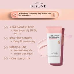 KEM CHỐNG NẮNG BEYOND ANGEL AQUA TONE UP SUN CREAM 3