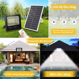 Đèn Pha NLMT 500W Mayor Wolf SMD IP67 Đèn Năng Lượng Mặt Trời Ngoài Trời Siêu Sáng 9
