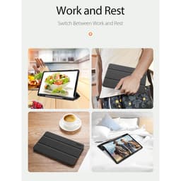 [DUX DUCIS-Có Khay Bút] Bao Da MTB Samsung Tab S9 FE+ / S9 FE PLUS 12.4" 2023 DOMO Series Lưng Dẻo Vải Jean Chính Hãng 3