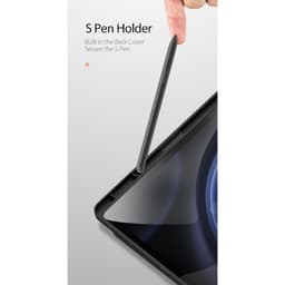 [DUX DUCIS-Có Khay Bút] Bao Da MTB Samsung Tab S9 FE+ / S9 FE PLUS 12.4" 2023 DOMO Series Lưng Dẻo Vải Jean Chính Hãng 4