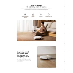 Robot hút bụi lau nhà Xiaomi Vacuum H50/H50 Pro EU- Chính Hãng Bảo Hành 12 Tháng 4
