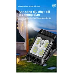 Đèn kẹp năng lượng mặt trời ngoài trời cảm ứng 3 chế độ có thể điều chỉnh Chống nước siêu sáng bền bỉ ánh sáng trắng 7