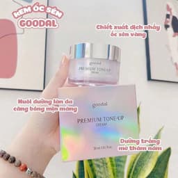 Kem Dưỡng Ốc Sên Goodal Premium Snail Tone Up Cream 30ml Hàn Quốc Dưỡng Trắng Và Nâng Tôn✨ Kem Dưỡng Nâng Tông Da Ốc Sên 3