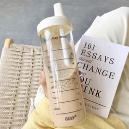 Ly Nhựa Cao Cấp, Kiểu Dáng Đẹp, Có Ống Hút, Chịu Nhiệt Tốt Dùng Cho Trà Sữa Trà Trái Cây Trà Hoa Quả và Các Đồ Uống Lạnh 2