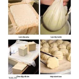 Khăn Vải Lót Xửng Hấp Bánh Bao, Bánh Ngọt, Vải Màn Chịu Nhiệt Cao cấp, Chống Dính Tốt 3