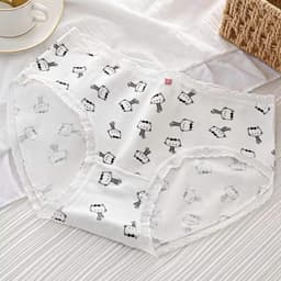 Combo 10 quần Hình Mèo xinh xắn cho bé gái, chất vải cotton, cạp ren mềm, co giãn 4 chiều 3