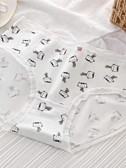 Combo 10 quần Hình Mèo xinh xắn cho bé gái, chất vải cotton, cạp ren mềm, co giãn 4 chiều 11