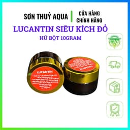 Lucantin kích đỏ cá koi cá vàng 10g – tăng màu đỏ tự nhiên – kích thích ăn mạnh cho cá cảnh 3