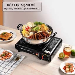 Bếp Gas Du Lịch Chống Cháy Nổ Và Chống Gió Tiện Lợi Cho Hội Nhóm Cho Gia Đình Dã Ngoại 4