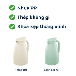 Ấm giữ nhiệt Fuji Home Inochi 1500ml – Inox 304, giữ nóng lạnh lâu, bền đẹp, dung tích lớn, cao cấp 2