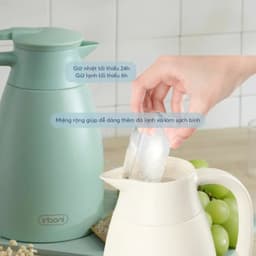 Ấm giữ nhiệt Fuji Home Inochi 1500ml – Inox 304, giữ nóng lạnh lâu, bền đẹp, dung tích lớn, cao cấp 6