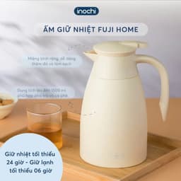 Ấm giữ nhiệt Fuji Home Inochi 1500ml – Inox 304, giữ nóng lạnh lâu, bền đẹp, dung tích lớn, cao cấp 8