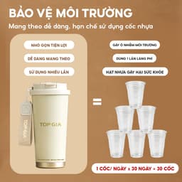 Bình Giữ Nhiệt TopGia Premium 500ml Inox 304 – Sang Trọng, Tiện Dụng, Giữ Nhiệt Lâu, thiết kế dây đeo tiện lợi. 7