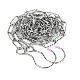 Dây xích inox phơi đồ đa năng, có móc khóa, dài từ 1m đến 6m 7