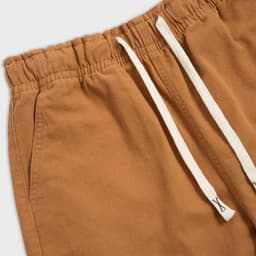 Quần short kaki nữ GENVIET JEANS chất thô cạp chun basic thoải mái mặc đi chơi du lịch 8906 6