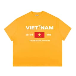 Áo Thun BOXY Local Brand VEQISTU "30 Tháng 4", Áo Thun Boxy Form Rộng Unisexm Nam Nữ Cổ Tròn 250Gsm 100% Cotton 8