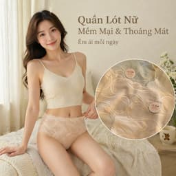 Quần Lót Nữ Lụa Siêu Mỏng Không Đường May Thoải Mái Thoáng Mát Khi Mặc 7