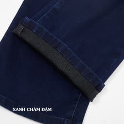 Quần bò nữ ống loe cạp cao GENVIET JEANS vải denim form ôm, chất co giãn 8783 7