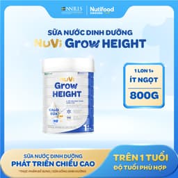 Sữa Bột Nuvi Grow Height 1+ (800G) Phát Triển Chiều Cao Dành Cho Trẻ Trên 1 Tuổi 1