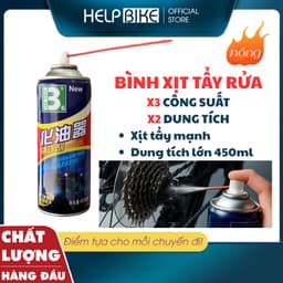Bình xịt tẩy rửa B6 TNY x3 Siêu Mạnh, x2 Dung tích, rửa xích líp, han rỉ BR-04 1