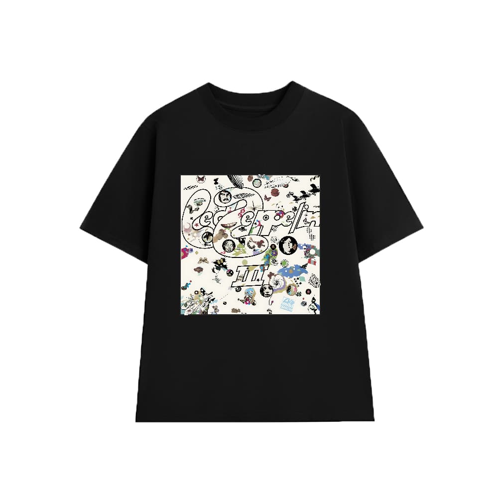 Áo Thun Led Zeppelin III (album) - LED ZEPPELIN vintage, Unisex Form Rộng Cotton Mềm