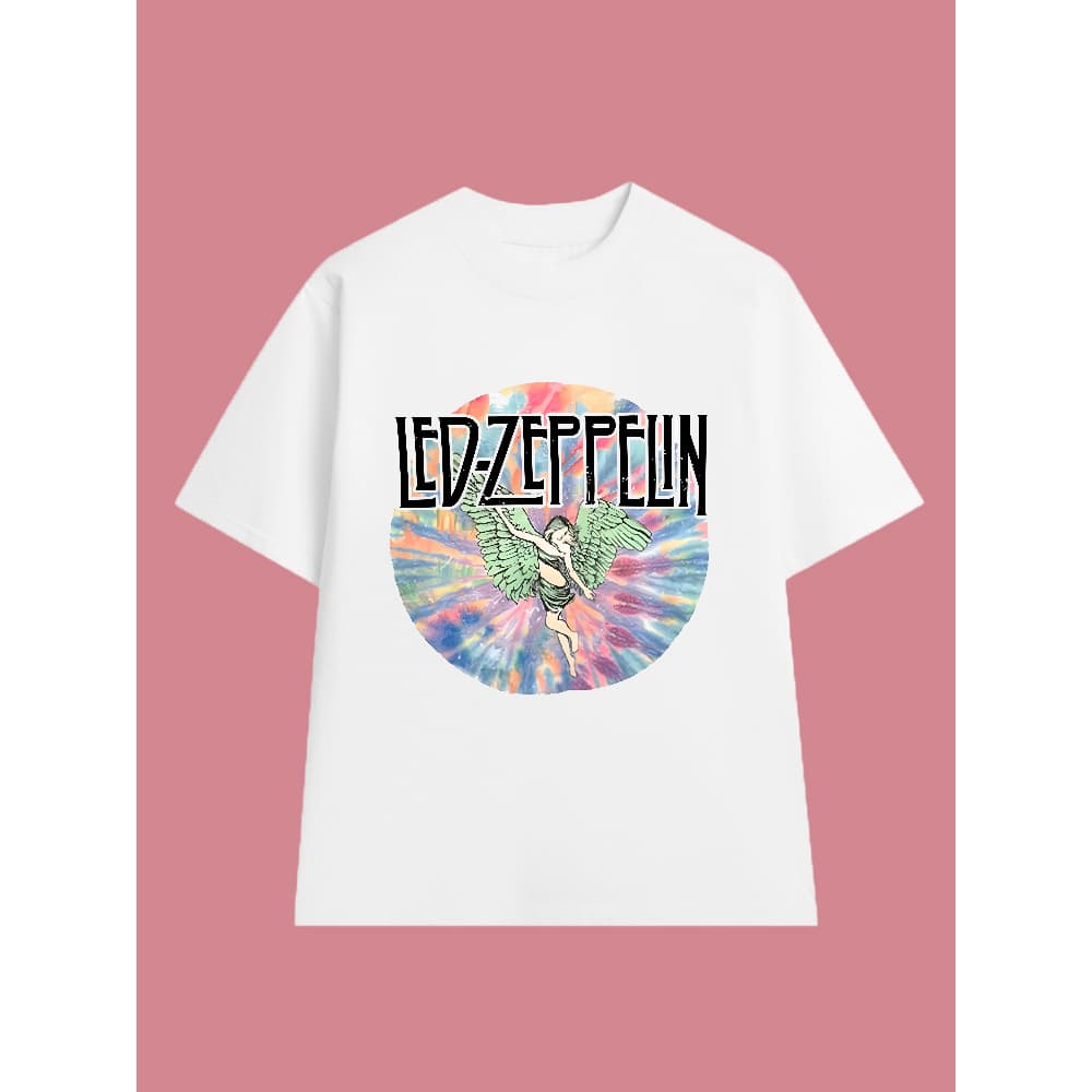 Áo Thun LED ZEPPELIN vintage LZ008, Unisex Form Rộng Cotton Mềm