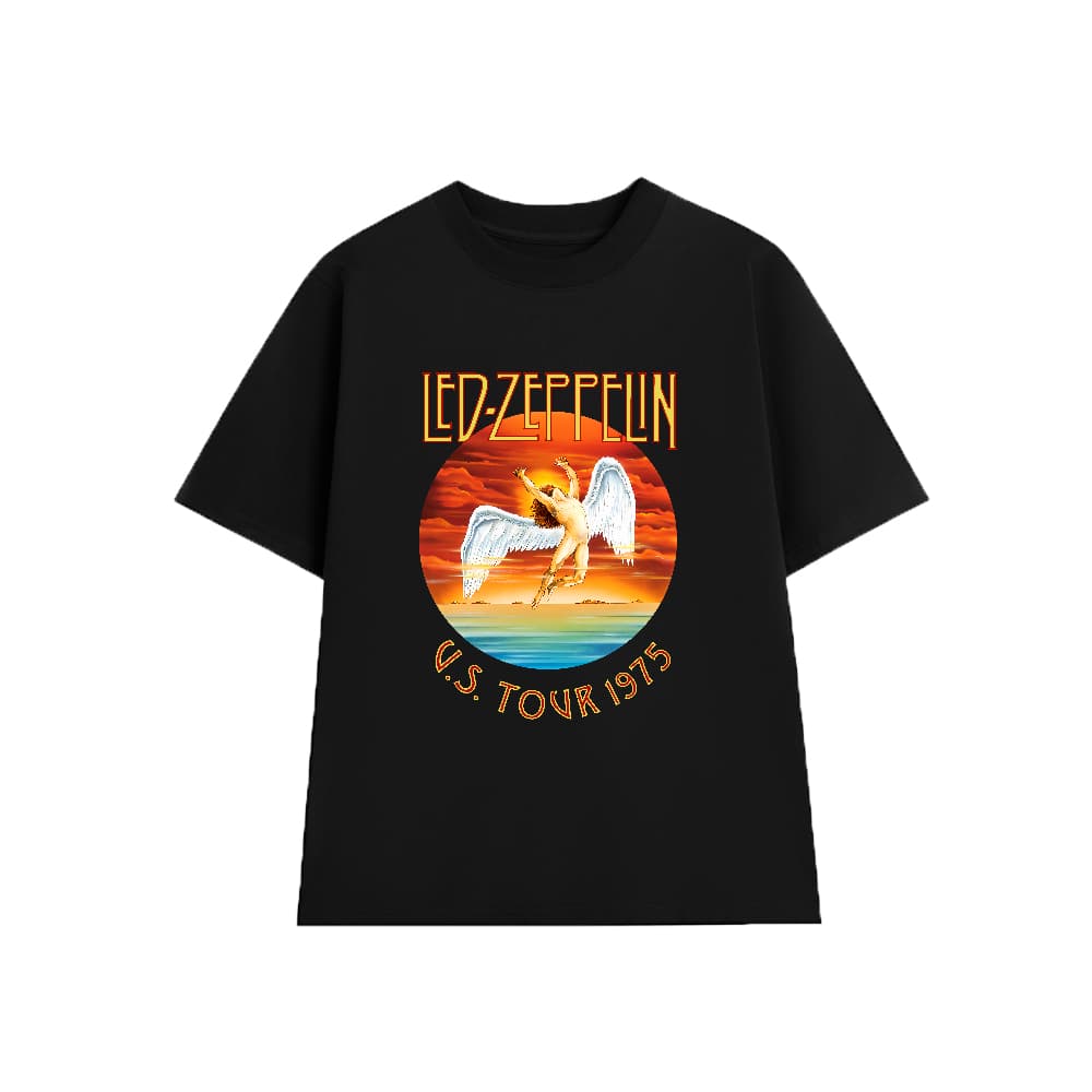 Áo Thun LED ZEPPELIN vintage LZ009, Unisex Form Rộng Cotton Mềm