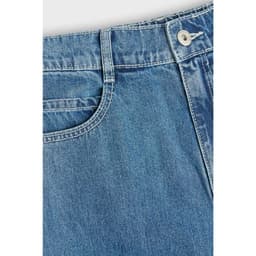 Quần jean nữ dáng suông basic GENVIET JEANS cạp chun sau thoải mái vải denim cao cấp tôn dáng công sở 8950 7