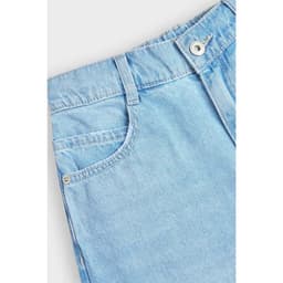 Quần jean nữ dáng suông basic GENVIET JEANS cạp chun sau thoải mái vải denim cao cấp tôn dáng công sở 8950 6