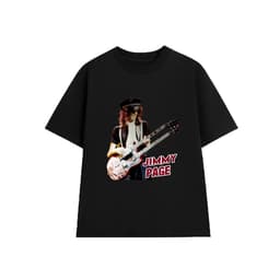 Áo Thun Jimmy Page -  LED ZEPPELIN vintage JP01, Unisex Form Rộng Cotton Mềm 1